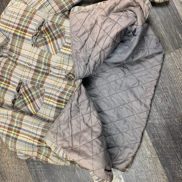 Vintage Arrow Insulated Flannel Size Large 90s Button Up Casual Workwear Collar - Picture 5 of 7